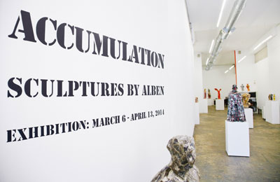 Accumulation: Sculptural work by Alben at Gallery Nines 