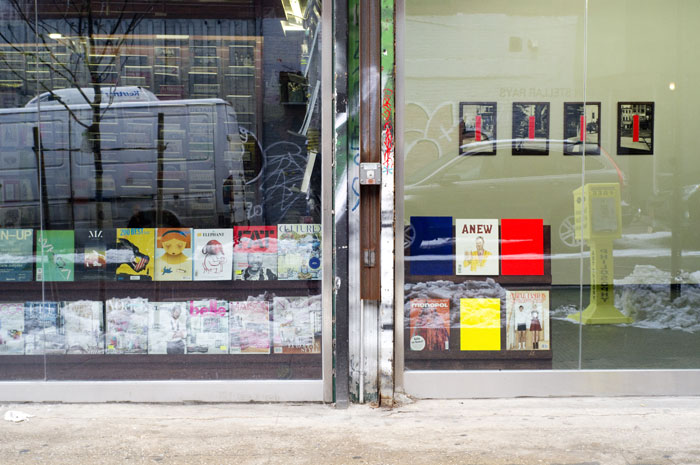 Street shot. Alexis Dahan, Magazine Rack (Alarm Amann and Newsstand), 2015