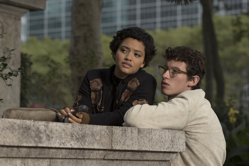 Kiersey Clemons and Callum Turner in The Only Living Boy in New York, Photo credit: Niko Tavernise, Courtesy of Amazon Studios and Roadsid Attractions