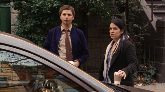 Abbi Jacobson and  Michael Cera in Person to Person