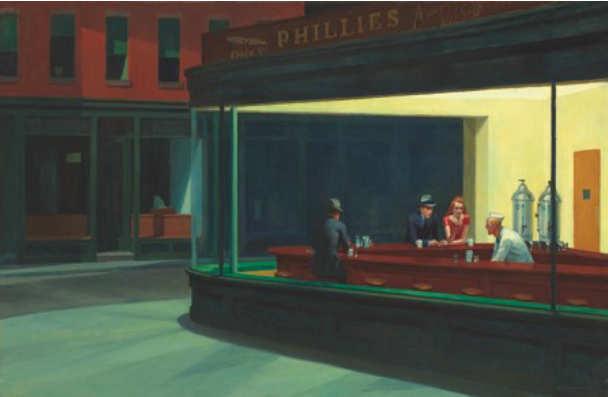 Fjords Review - Edward Hopper - Nighthawks