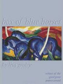 box of blue horses